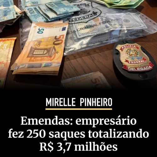 Operação apura saques milionários de empresa ligada a família de deputado federal e ex-senador