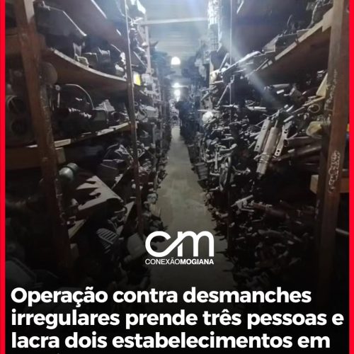 Operação “Peça Legal” da Polícia Civil fecha dois desmanches e prende três pessoas no interior de SP