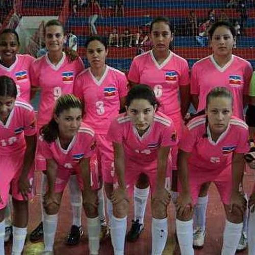 Equipe de futsal feminino do Departamento de Esportes empata em Santa Rita