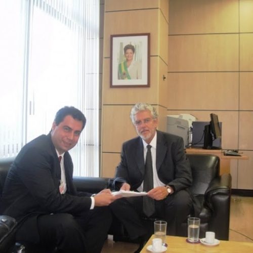 Maurício Rasi é recebido em Brasília no Ministério da Educação