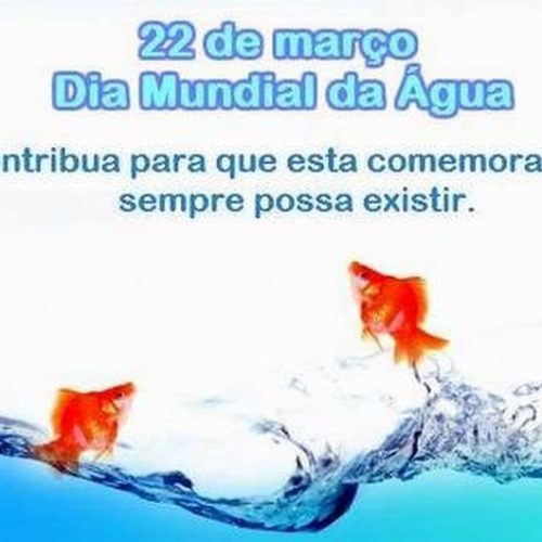 22 de março- Dia Mundial da Água