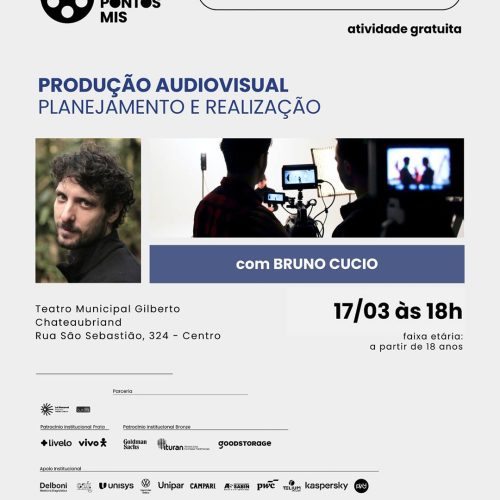 Oficina gratuita de produção audiovisual abre vagas em Porto Ferreira