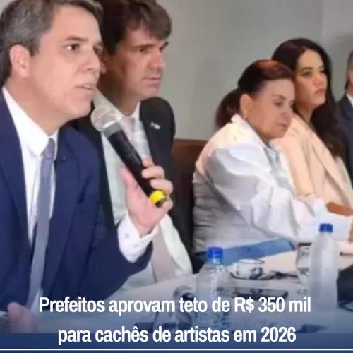 Associação Municipalista de Pernambuco definem teto de R$ 350 mil para cachês de artistas em festas públicas