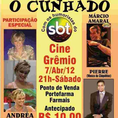 Porto Ferreira recebe no próximo sábado a comédia “O cunhado”, com Marcio Amaral