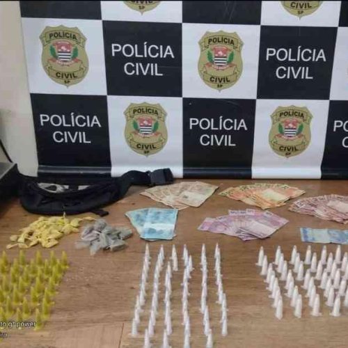 Policia Civil de Porto Ferreira prende dois homens pelo crime de tráfico de drogas