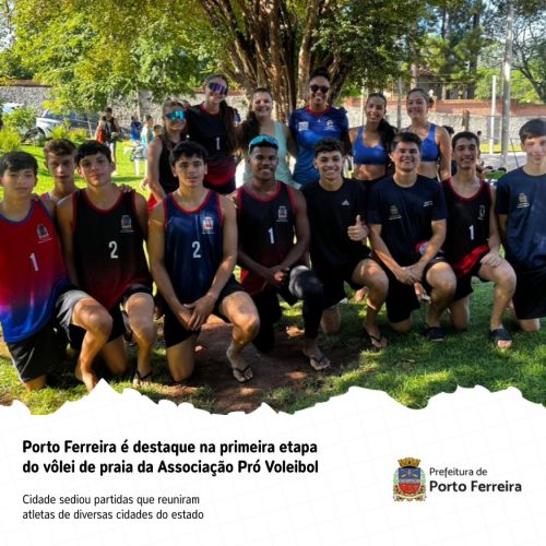 Porto Ferreira recebe etapa de vôlei de praia e atletas garantem bons resultados