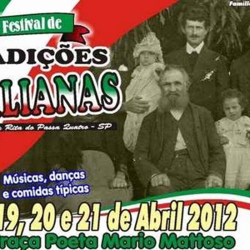 Divulgada a programação da Festa Italiana de Santa Rita do Passa Quatro