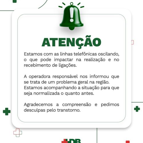 Linhas telefônicas apresentam instabilidade e afetam atendimentos em hospital de Porto Ferreira