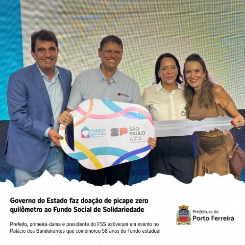 Porto Ferreira recebe nova picape para reforçar ações sociais