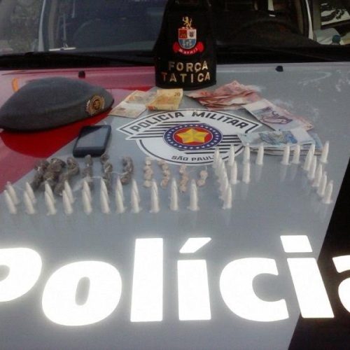 Casal de adolescentes é pego em Ato Infracional de Tráfico de Drogas