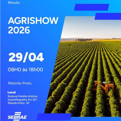 Caravana gratuita leva produtores de Santa Cruz das Palmeiras à Agrishow 2026