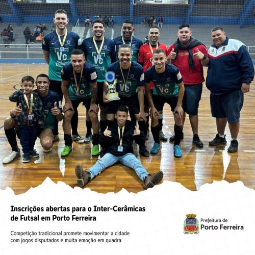 Inter-Cerâmicas de futsal abre inscrições em Porto Ferreira