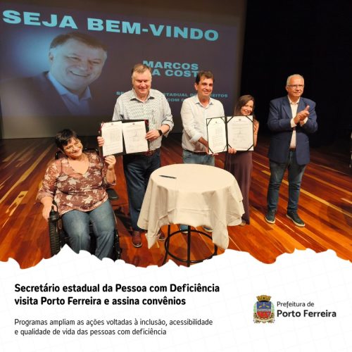 Porto Ferreira amplia inclusão com novos convênios e anúncio de parque para TEA