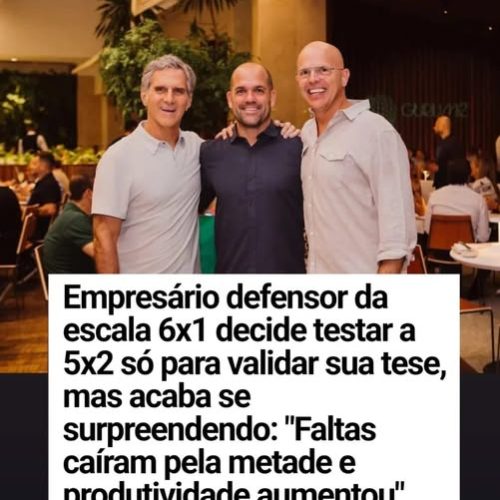 De crítico ao fim da 6×1 a adepto da redução par 5×2, empresário testa nova jornada e vê melhora nos resultados
