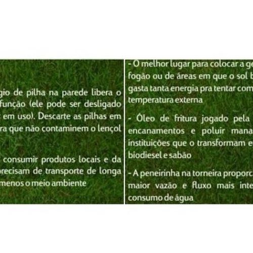 Foz do Brasil – sustentabilidade começa em casa