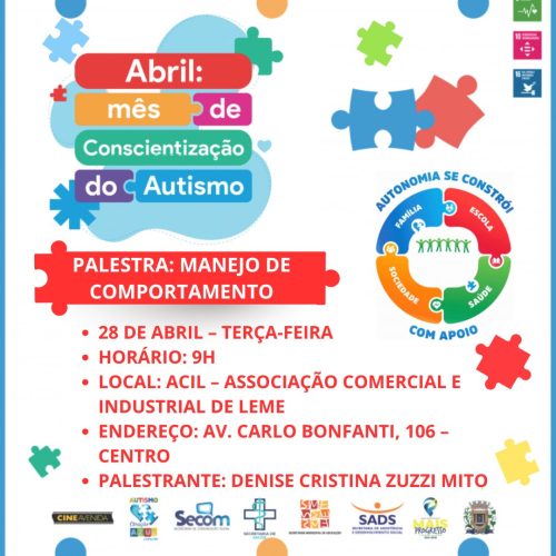 Leme intensifica abril azul com ações e alerta sobre inclusão de autistas