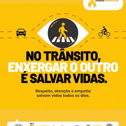 Maio Amarelo reforça conscientização no trânsito em Leme