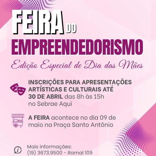 Tambaú abre inscrições para artistas na Feira do empreendedorismo especial de Dia das Mães