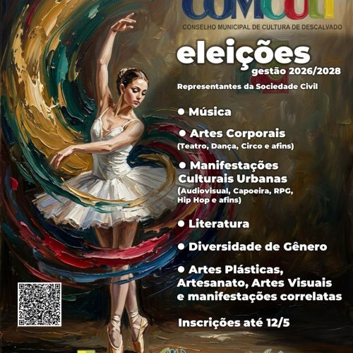 Cultura em ação abre vagas para representantes no conselho de Descalvado