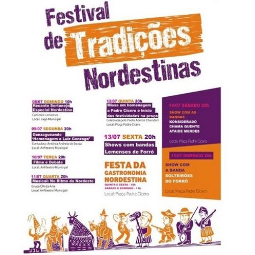 Leme – 8° Festival de Tradições Nordestinas acontece de 8 a 15 de julho