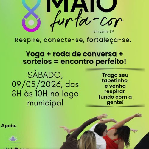 Manhã de bem-estar reúne yoga, conversa e integração no lago municipal de Leme