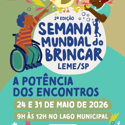 Leme promove 2ª Semana Mundial do Brincar no Lago Municipal