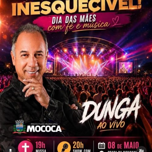 Mococa celebra o Dia das Mães com missa e show gratuito de Dunga