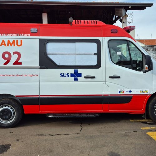 Pirassununga recebe do Governo Federal duas novas ambulâncias para reforçar atendimento do SAMU