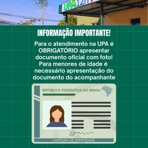 UPA de Santa Rita do Passa Quatro exige documento com foto para atendimento