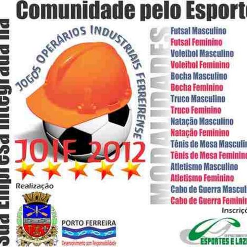 Abertura dos Jogos Operários e Industriários acontece nesta quarta-feira (15)