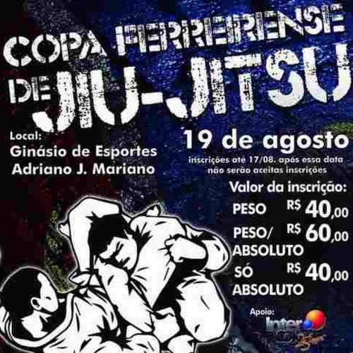 Vem aí a Copa Ferreirense de Jiu Jitsu