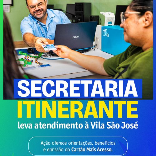 Secretaria Itinerante leva serviços e orientações à população em São Carlos nesta sexta-feira