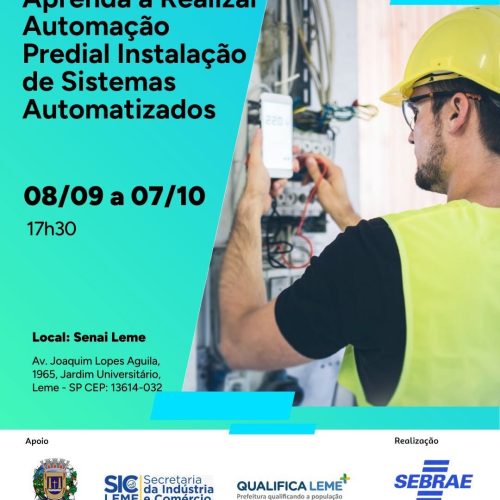 SENAI de Leme oferece curso gratuito de automação predial
