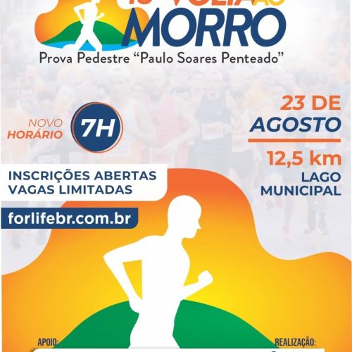 Volta ao Morro terá largada às 7h em Leme após sugestões dos participantes