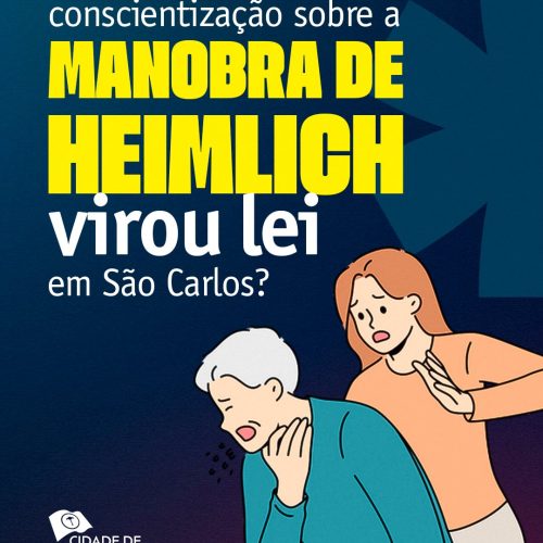 São Carlos amplia conscientização sobre a Manobra de Heimlich com nova lei municipal