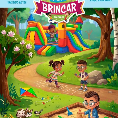 Dia Municipal do Brincar terá manhã de diversão e atividades em São Carlos