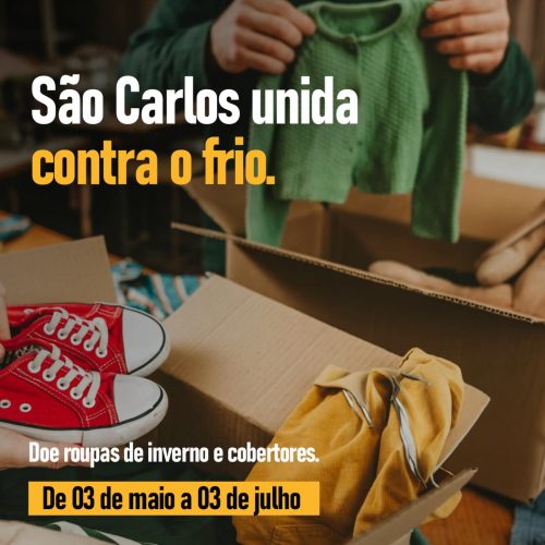 São Carlos mobiliza moradores para a Campanha do Agasalho 2026