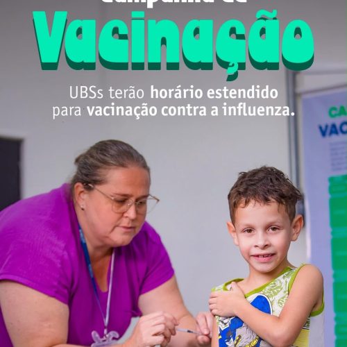 São Carlos amplia vacinação contra a gripe com horário estendido em duas UBSs