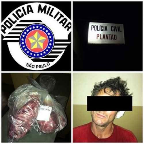 Polícia averigua furto de carne em supermercado