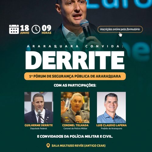 Fórum de Segurança Pública vai reunir autoridades e especialistas em Araraquara