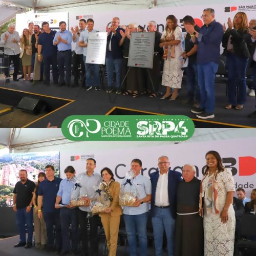 Governador Tarcísio de Freitas faz entrega da reestruturação do Hospital Estadual em Santa Rita do Passa Quatro