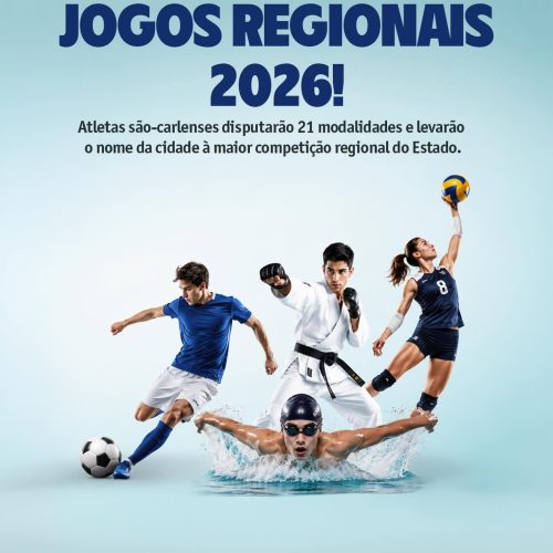 São Carlos confirma participação nos 68º Jogos Regionais com delegação de 437 integrantes