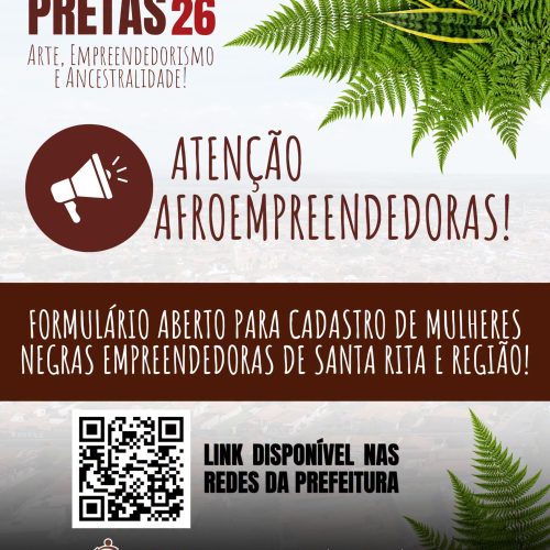 Julho das Pretas 2026 abre cadastro para expositoras negras em Santa Rita do Passa Quatro
