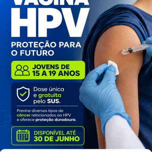 Leme reforça vacinação contra o HPV para jovens de 15 a 19 anos