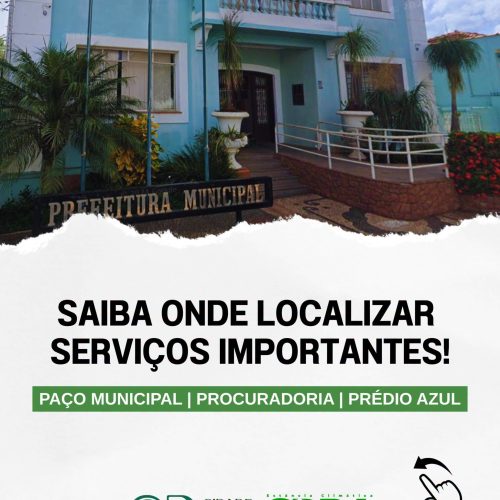 Santa Rita do Passa Quatro orienta população sobre locais de atendimento dos serviços municipais