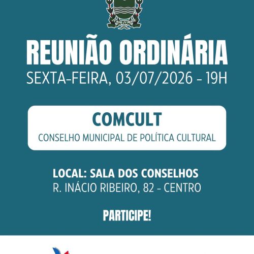 COMCULT de Santa Rita do Passa Quatro promove reunião aberta para discutir ações culturais do município