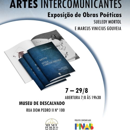 Exposição “Artes Intercomunicantes” leva poesia e arte ao Museu Municipal de Descalvado