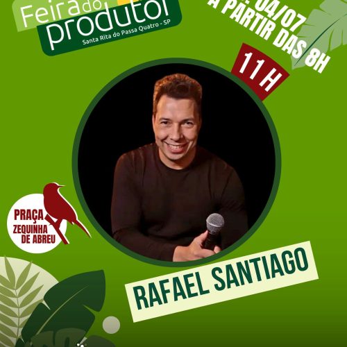 Feira do Produtor movimenta Santa Rita do Passa Quatro neste sábado (04/07) na Praça Zequinha de Abreu
