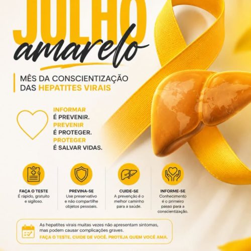 Julho Amarelo: Prefeitura de Leme reforça a importância da prevenção às hepatites virais