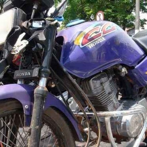 Condutor de moto se acidenta na Estrada no Brejão